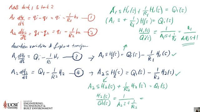 Transfer Function Derivation of Non-interacting Tanks смотреть онлайн