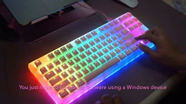 Akko Sakura Jelly Mechanical Keyboard | Gateron Yellow Switches смотреть онлайн