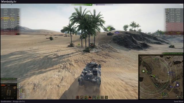► Gr.Tr. 📍Sand River || World Of Tanks (WoT) Grosstraktor - Krupp Gameplay
