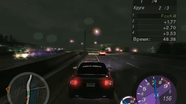 #Selfie - Один круг, не глядя на трассу! Первое место! Need for Speed Underground 2 смотреть онлайн