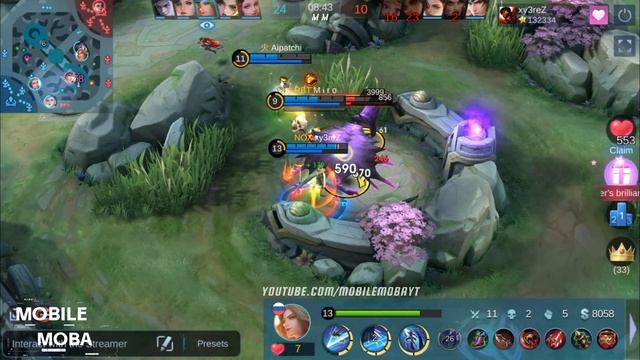 85% Win Rate Lancelot King Double Gameplay [ Top 1 Global Lancelot ] xy3reZ - Mobile Legends Build смотреть онлайн