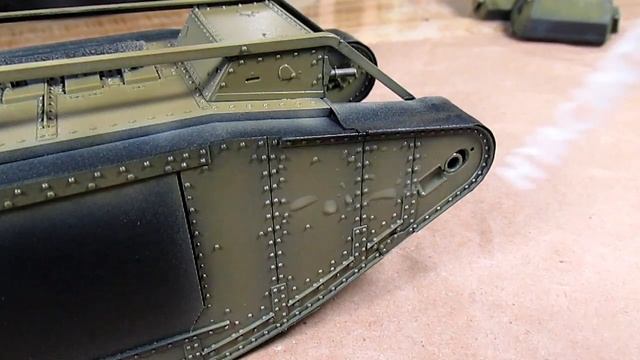 Building Tamiya Mark 4 Tank. From Start to Finish. смотреть онлайн