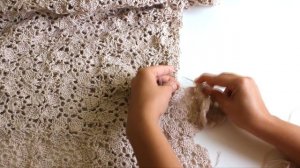 ПЛАТЬЕ КРЮЧКОМ из мотивов ( 3 часть)