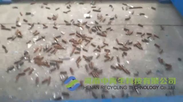 China Recycling DS3280 small shredder waste steel metal test production смотреть онлайн