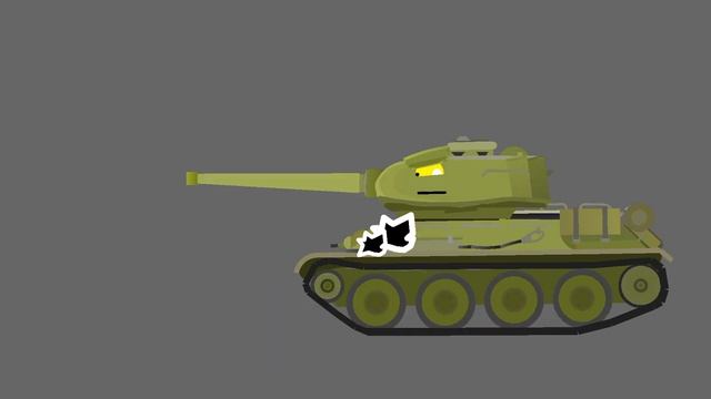T-34 vs T-34 - cartoon about tank/stk смотреть онлайн