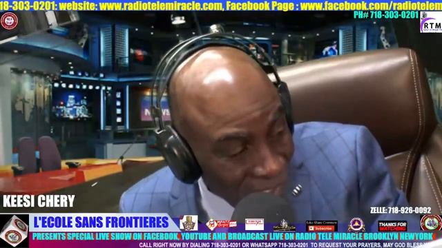 KEESI CHERY PRESENTS L'ECOLE SANS FRONTIRES LIVE ON RADIO TELE MIRACLE смотреть онлайн