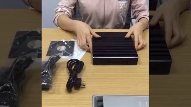 Vnopn VDI thin client fanless mini pc i3 i5 6100u 6200u 6360U DDR3 with All aluminum shell смотреть онлайн