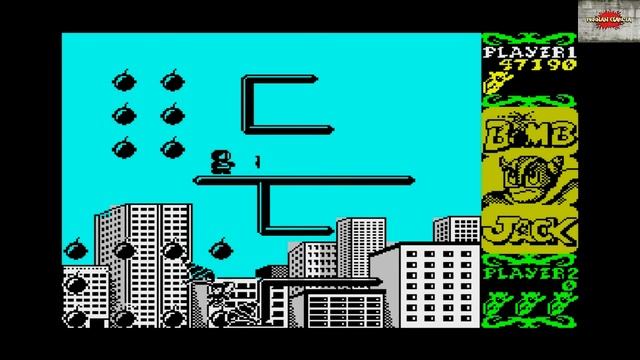 JUGANDO A : Bomb Jack (Elite / 1985) (ZX Spectrum + Amstrad CPC) смотреть онлайн