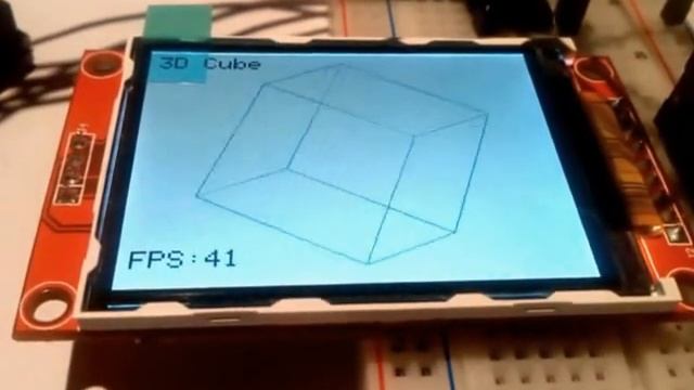 3D - Cube mit Arduino und TFT смотреть онлайн