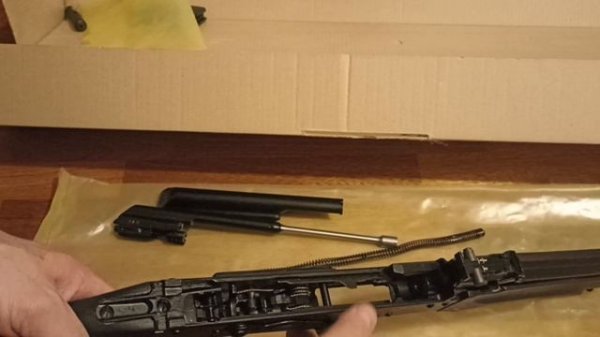 Сайга 5,45х39 исп. 01 обзор и распаковка.