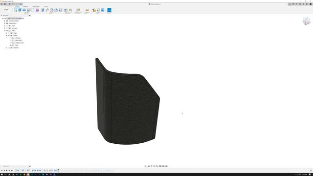 Fusion 360: Relieve / Shell 3D Face - FujiFilm XPro1 Hand Grip смотреть онлайн