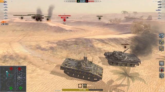 Carro 45t ● XM551 Sheridan ● T-22 - WoT Blitz UZ Gaming смотреть онлайн