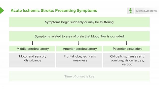 1.05 Acute Ischemic Stroke- Signs and Symptoms смотреть онлайн