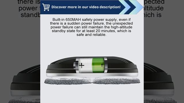 Purerobo W-R3S Window Cleaning Robot: Smart Electric Vacuum Cleaner with Water Spray смотреть онлайн