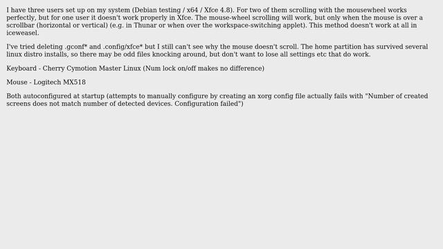 Unix & Linux: Problem with mouse scroll under one user (2 Solutions!!) смотреть онлайн