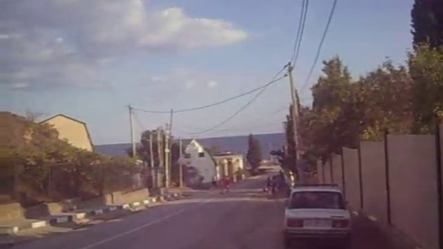 Крым идём по дороге СУДАК АЛУШТА смотреть онлайн
