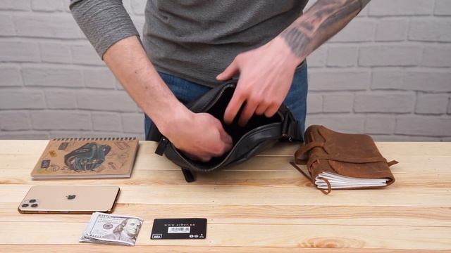 Обзор кожаной сумки через плечо Vintage 20034 смотреть онлайн