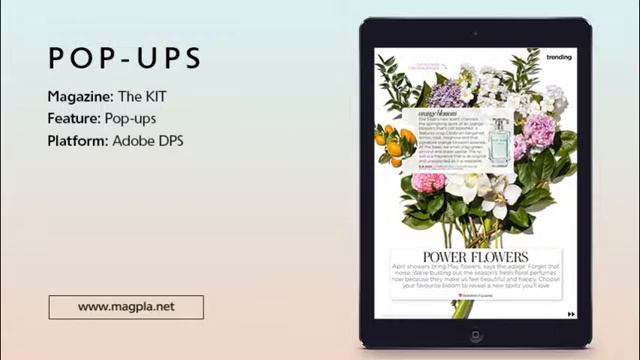 Digital magazine The Kit. Beautiful page with pop-ups смотреть онлайн