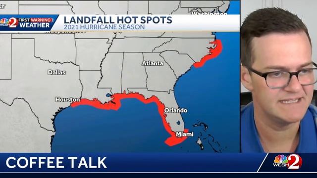 COFFEE TALK: Tracking 2 named storms in the tropics plus our local forecast. Join us! смотреть онлайн