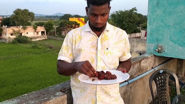 Chilly Chicken Eating @ Summa Iru Bro