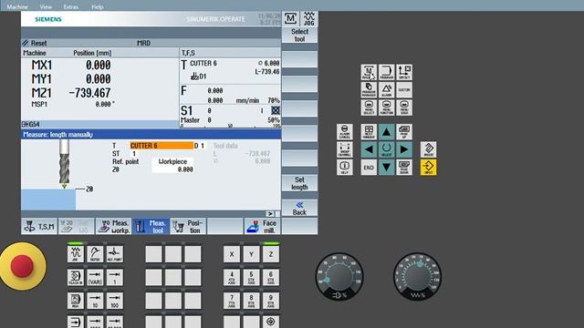 How to take tool offset/ tool hight in Siemens CNC controller. - G43, G44 & H1, H2, H3 in SINUMERIK смотреть онлайн