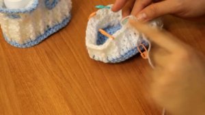 ТЕПЛЫЕ ПИНЕТКИ КРЮЧКОМ ( 2 часть )  with subtitles