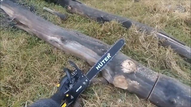 Бензопила Huter BS - 52. заготовка дров смотреть онлайн