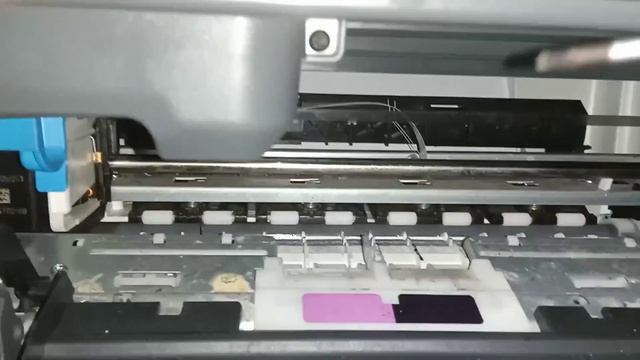 how to disassemble hp inktank 585 printer. open hp ink tank printer смотреть онлайн