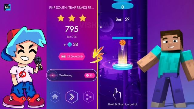 Beat Jumper - Friday Night Funkin South VS Minecraft Theme Song | V Gamer смотреть онлайн