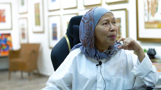 In the Studio with Dato' Sharifah Fatimah | The Artist's Studio | G13 Gallery смотреть онлайн