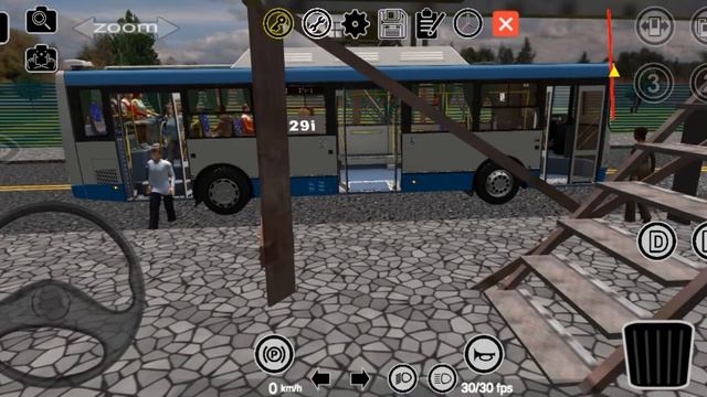 Proton bus simulator Urbano LIAZ 5293.70 маршрут 129i смотреть онлайн