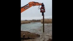 Вибропогружатель для экскаватора Doosan