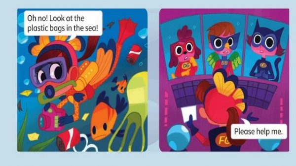 Clean the beach day- Be Curious 1 Unit 8 / Power Up Start Smart