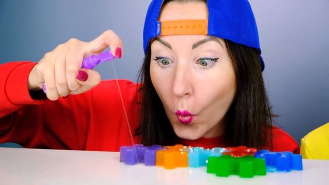 ЖЕЛЕЙНЫЙ ЧЕЛЛЕНДЖ от Пико Поки | 24 часа едим желейную еду! смотреть онлайн