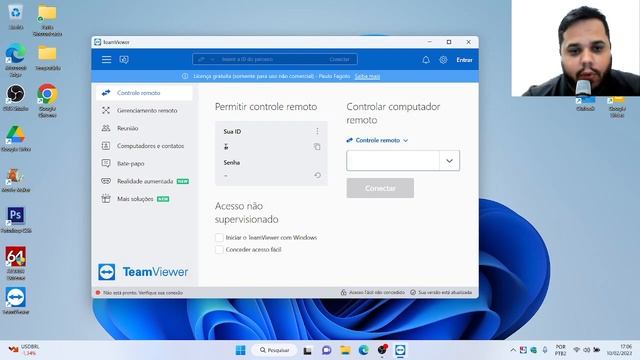 TeamViewer - Colocar Senha Fixa, Mudar Nome e Iniciar com o Windows! смотреть онлайн