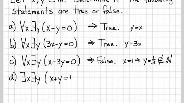 Proof and Problem Solving - Quantifiers Example 03 смотреть онлайн