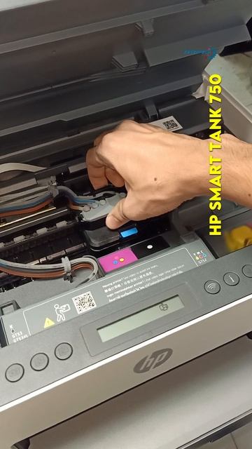 How to open the F1 latch/printhead blue latch of Hp smart tank 750 | Tagalog смотреть онлайн