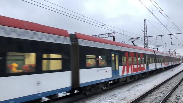 ЭГ2Тв-029 прибывает на станцию Бескудниково смотреть онлайн