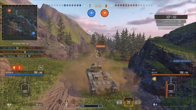 World of Tanks VICKERS MEDIUM MK III Ace Tanker WoT Console PS5 смотреть онлайн