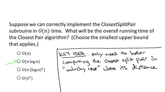 3 4 On log n Algorithm for Closest Pair I Advanced Optional 32 min смотреть онлайн