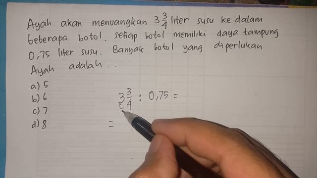 Cara Mengerjakan Soal Cerita Pembagian Pecahan смотреть онлайн
