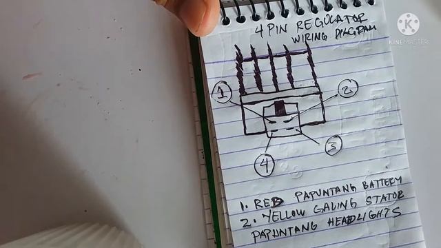 4 pin regulator rectifier wiring diagram( tagalog tutorial) смотреть онлайн