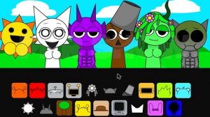 Анимация Спрунки - Мод, С ЛЮБОВЬЮ SUS MOD! Новая версия - Миксуй биты и мелодии!  Incredibox Sprunki