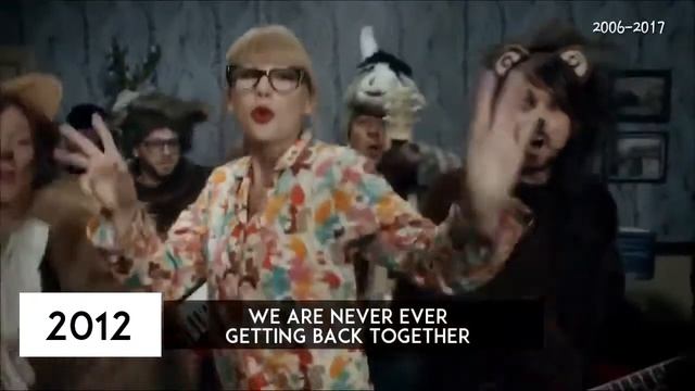 Taylor Swift Music Evolution 2006-2017 смотреть онлайн