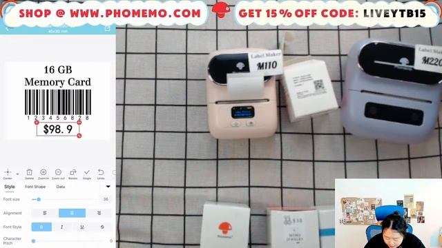 Phomemo Label Maker M110/M220🍄How To Use? How many sticker options? How to connect to Print Master? смотреть онлайн
