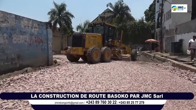 LA CONSTRUCTION DE ROUTE BASOKO PAR JMC Sarl смотреть онлайн