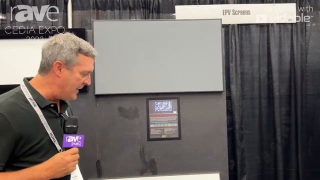 CEDIA Expo 22: EPV Screens Features AT8 ISF Acoustically Transparent Projection Screen Material смотреть онлайн
