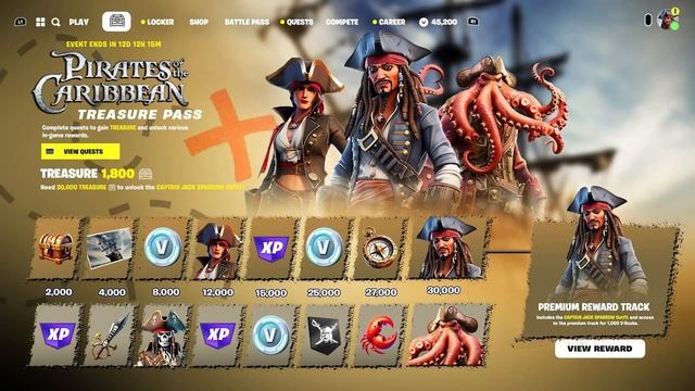 ¡JACK SPARROW! NUEVO *MINI-PASE* GRATIS PIRATAS DEL CARIBE en FORTNITE Temporada 3 (Fecha, Evento.. смотреть онлайн
