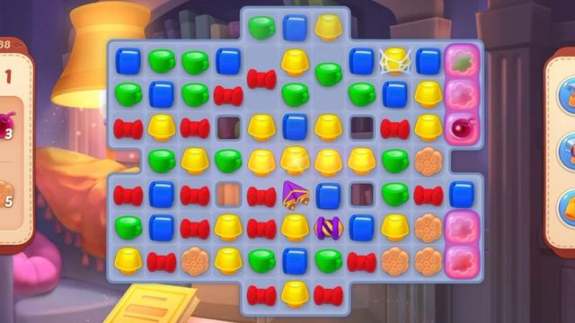 HomeScapes Level 688 Walkthrough || Cherry Biscuit Collectable || 1 Moves Left смотреть онлайн