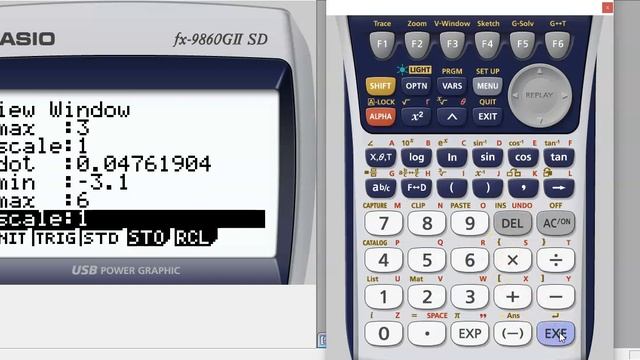 Definite Integral with Casio fx 9860GII смотреть онлайн